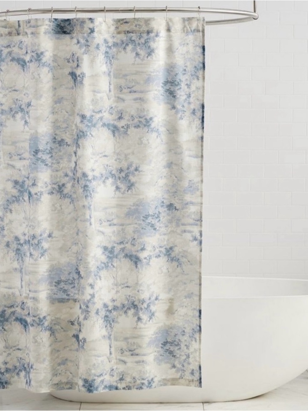 Pottery Barn Jardin Toile Shower Curtain